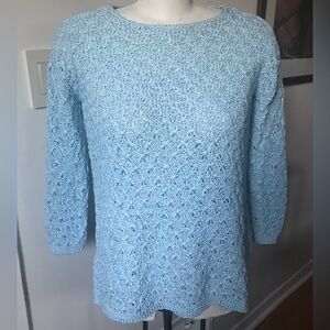 NWT - Dana Buchman Blue Bell Sweater - Size Medium